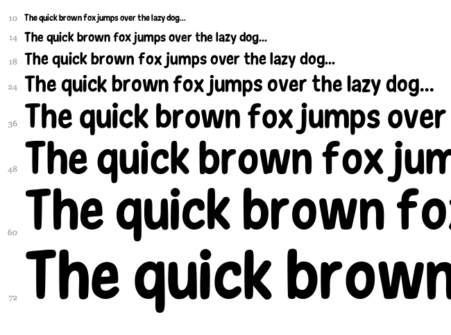 New Era Casual font waterfall
